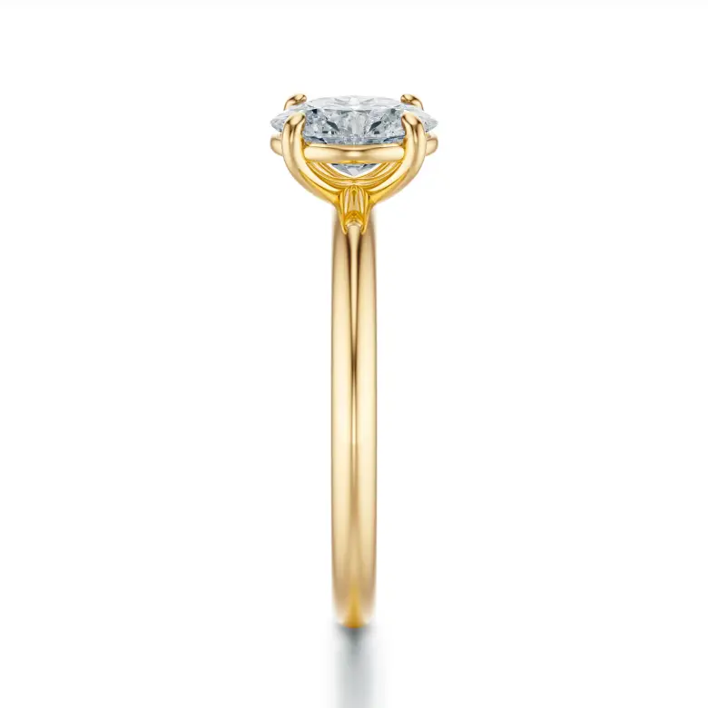 Pierścionek z owalnym diamentem 1.0 ct SBPZ_040